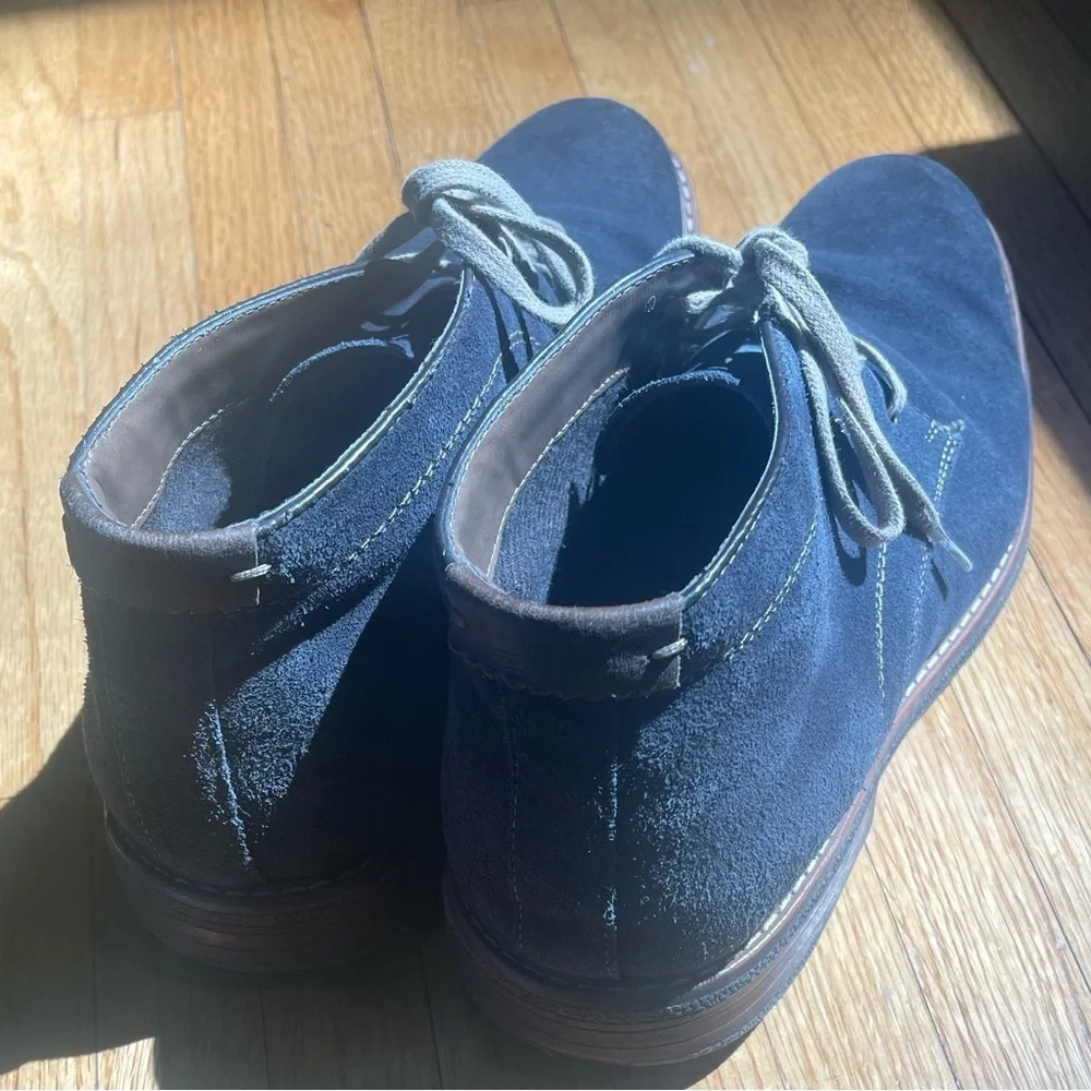 J. Murphy Men's Dark Gray Suede Chukka Boots 10